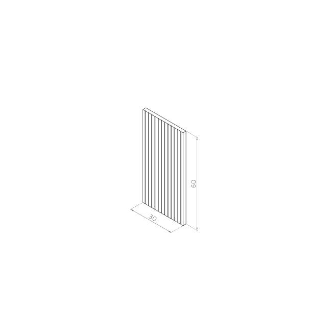 Front drzwiczek  30x60 MDF
