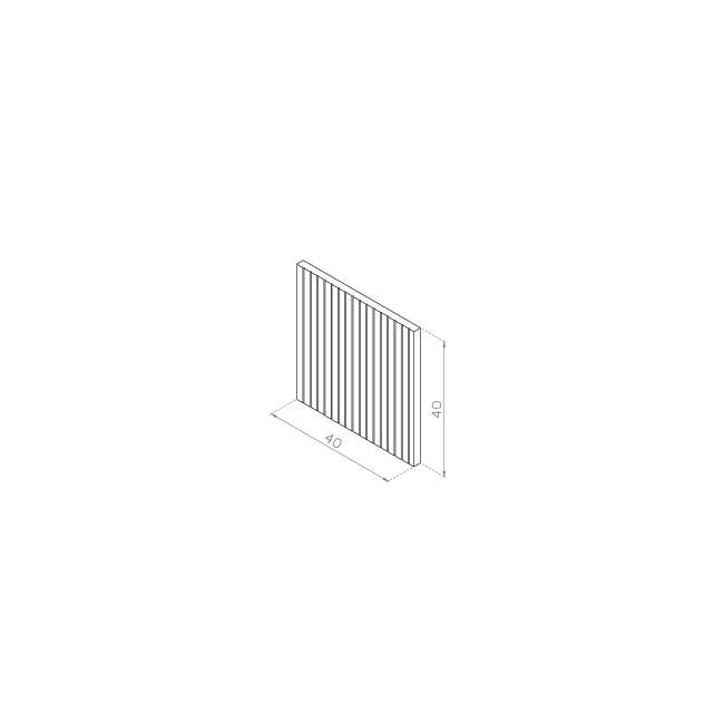Front szuflady 40x40 MDF