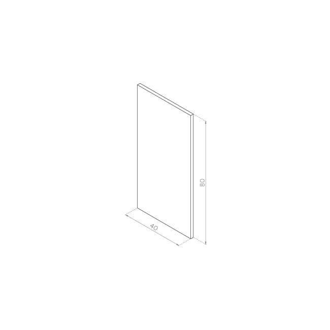 Front drzwiczek 40x80 FORNIR