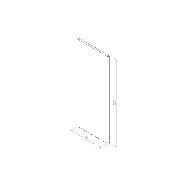 Front drzwiczek 40x100 FORNIR