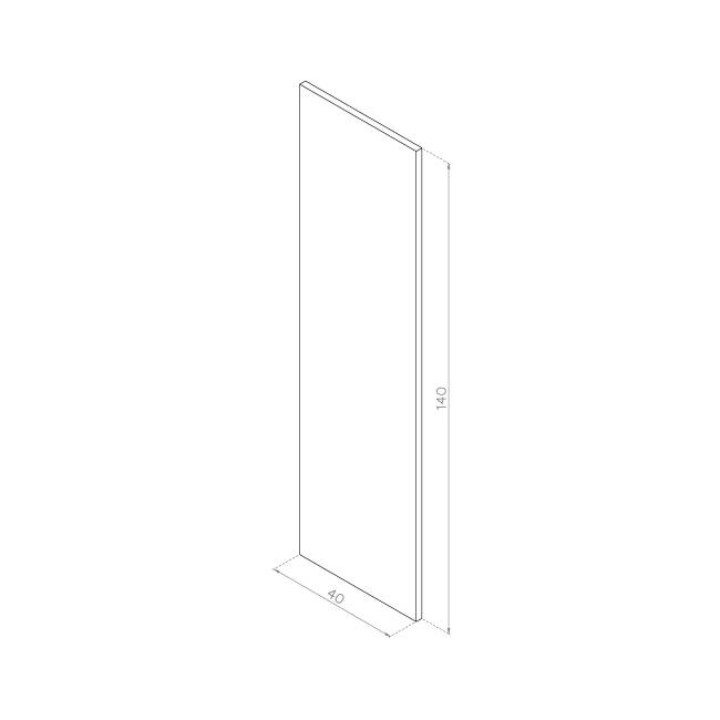 Front drzwiczek 40x140 FORNIR