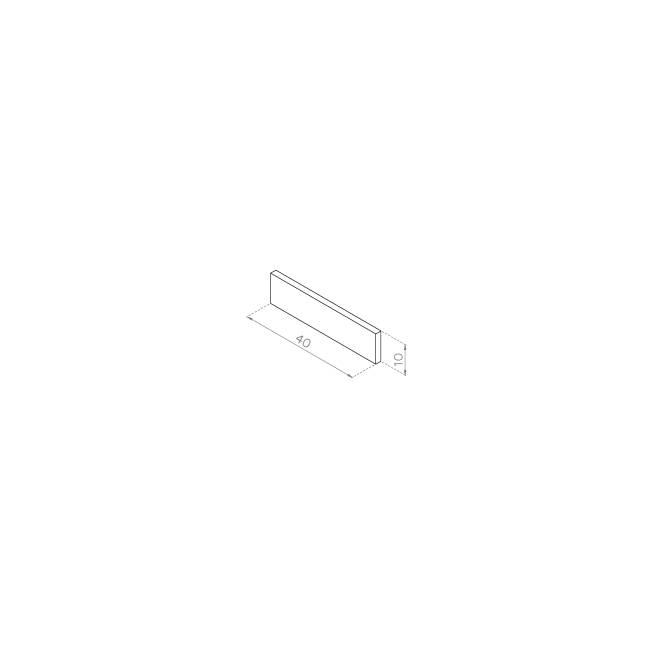Front szuflady 40x10 MDF