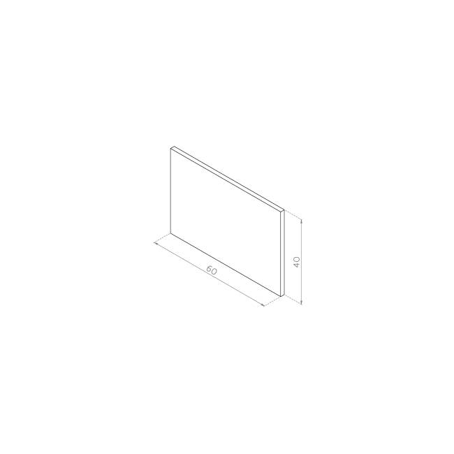Front szuflady 60x40 MDF