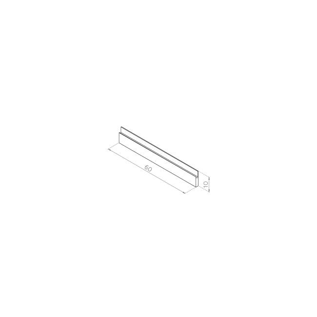 Front szuflady 60x10 MDF
