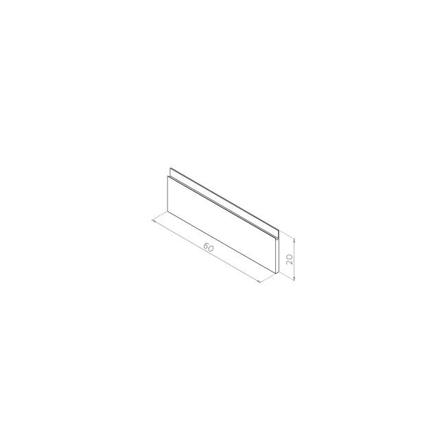 Front szuflady 60x20 MDF