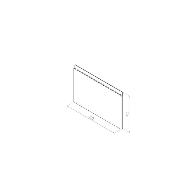 Front szuflady 60x40 MDF