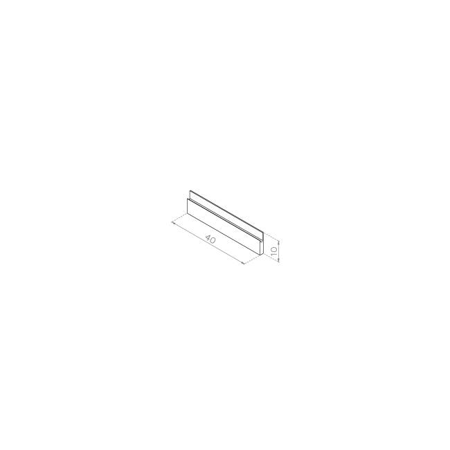 Front szuflady 40x10 FORNIR
