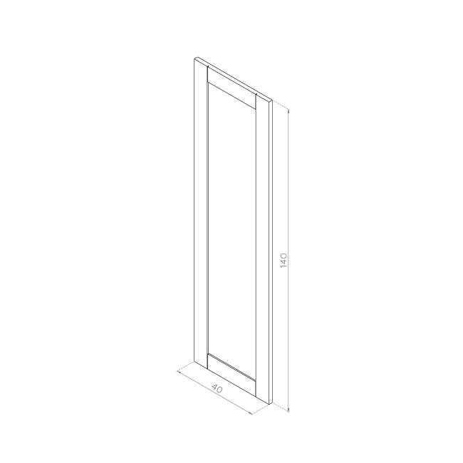 Front drzwiczek  40x140 MDF