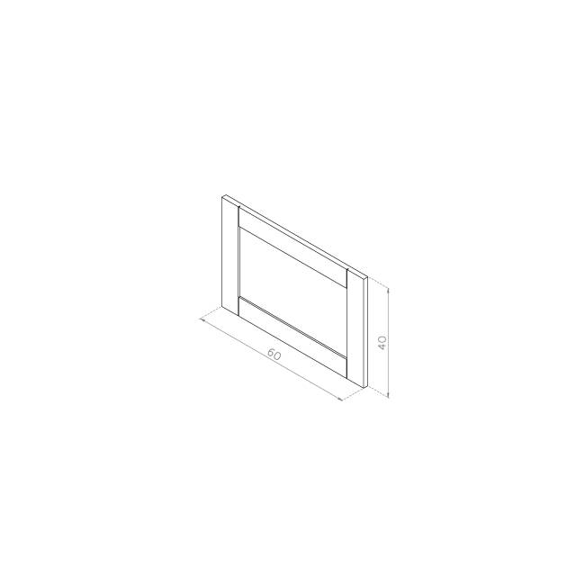 Front drzwiczek  60x40 MDF