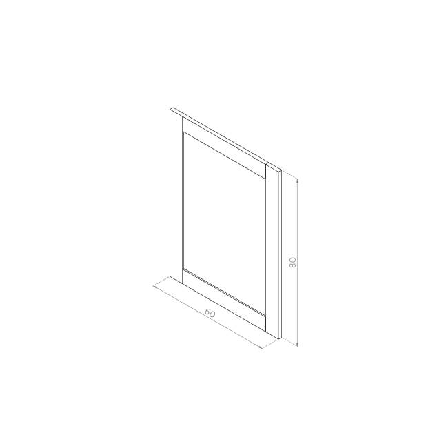 Front zmywarki 60x80 MDF