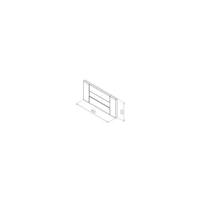 Front szuflady 40x20 MDF