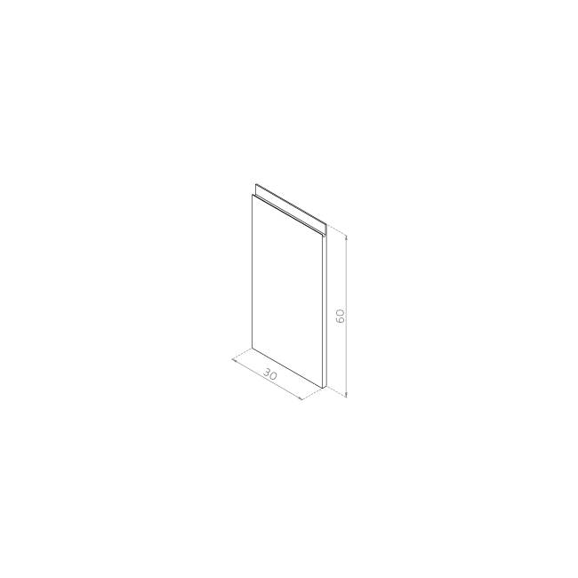 Front drzwiczek 30x60 MDF