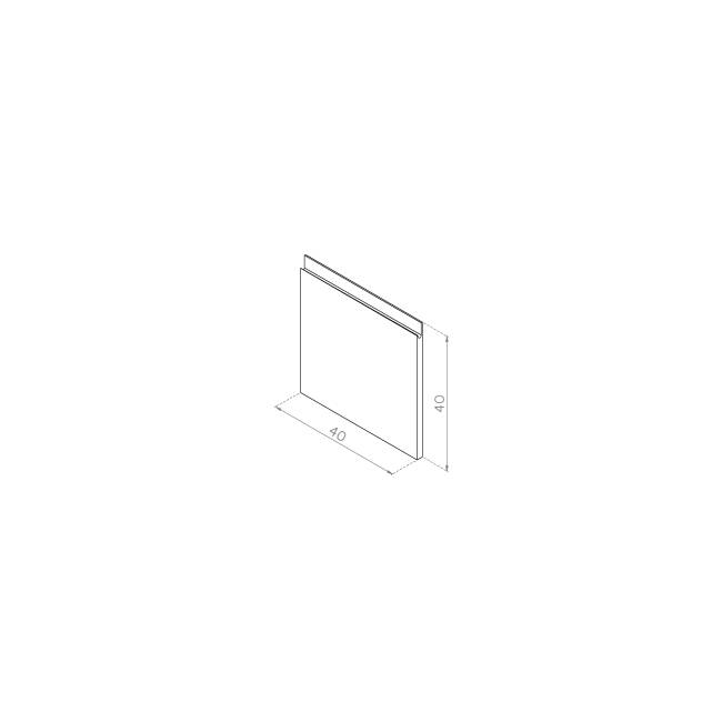 Front drzwiczek 40x40 FORNIR
