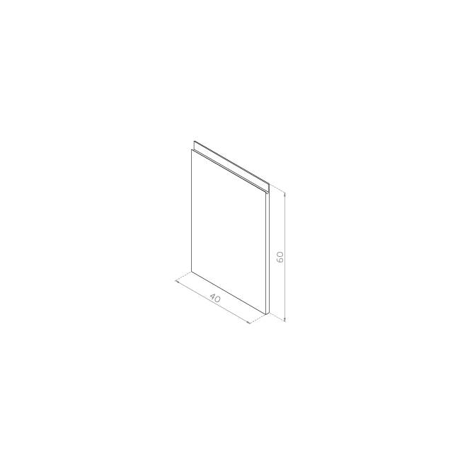 Front drzwiczek 40x60 FORNIR