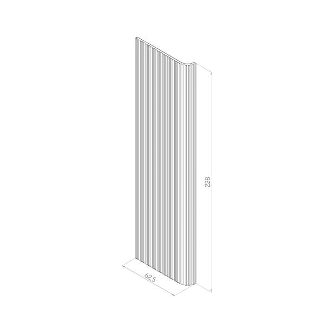 PANEL PRAWY 62,5x228 MDF