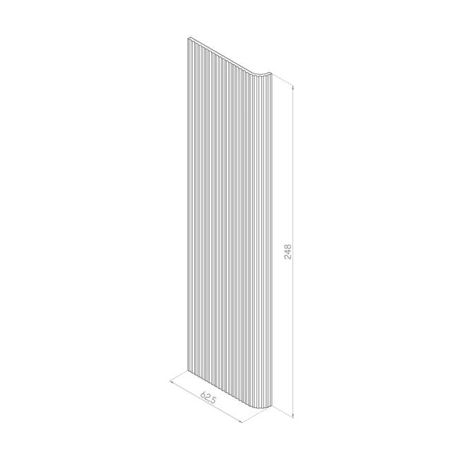PANEL PRAWY 62,5x248 MDF