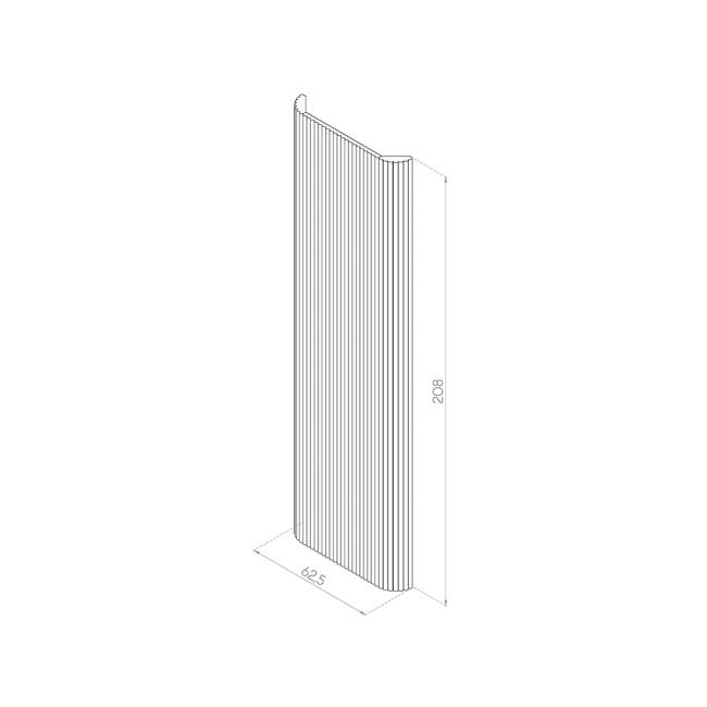 PANEL PRAWY 62,5x208 MDF