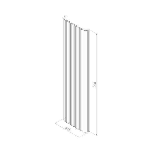 PANEL PRAWY 62,5x228 MDF