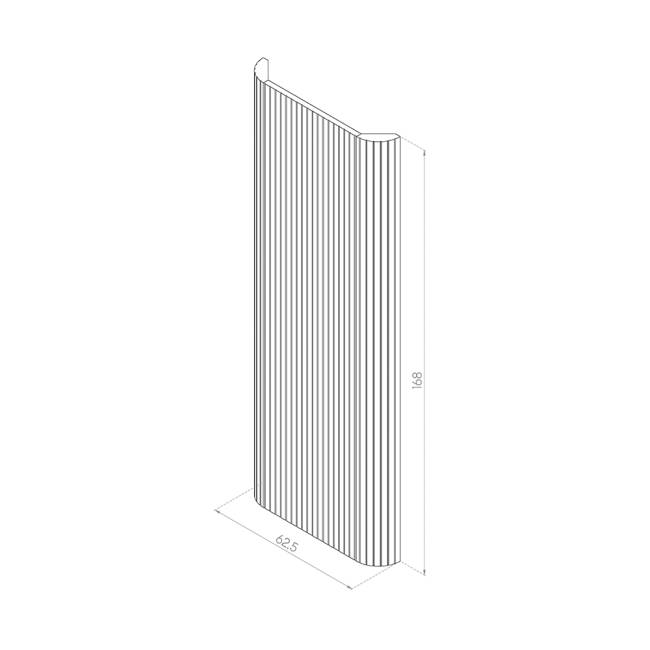 PANEL PRAWY 62,5x168 MDF