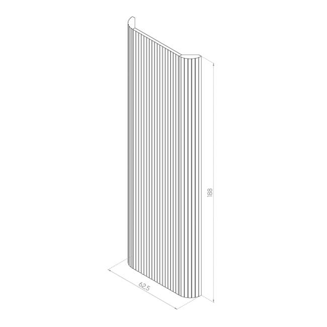 PANEL PRAWY 62,5x188 MDF