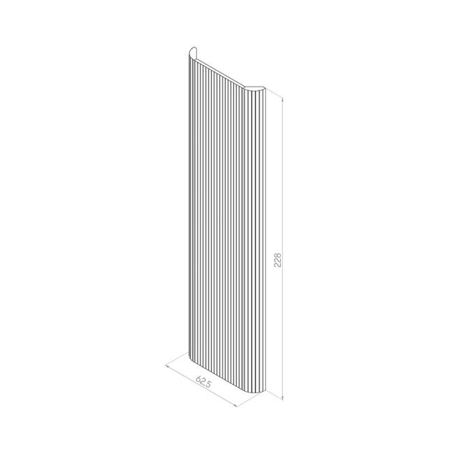 PANEL PRAWY 62,5x228 MDF