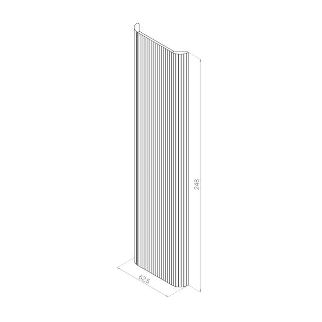 PANEL PRAWY 62,5x248 MDF