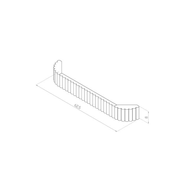 COKOL DOLNY 62,5x8 MDF