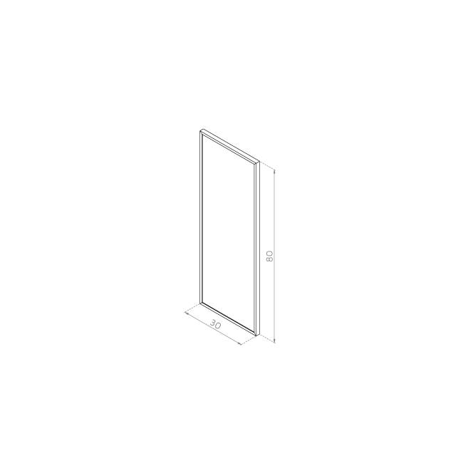 Front drzwiczek 30x80 FORNIR