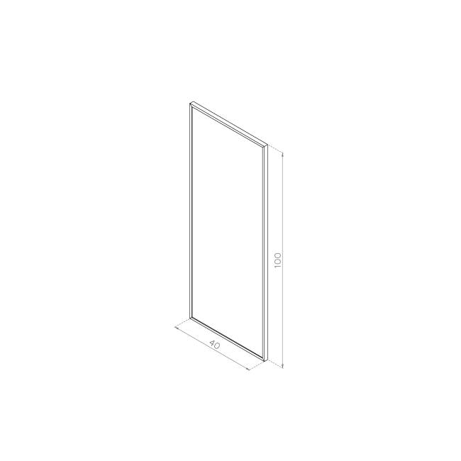 Front drzwiczek 40x100 FORNIR