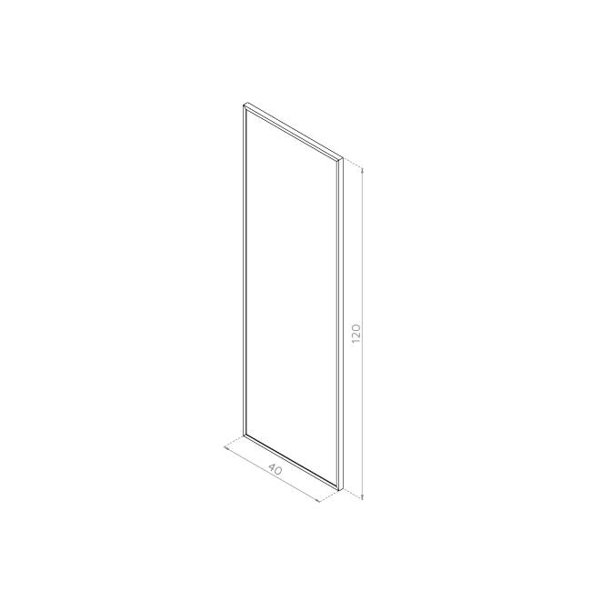 Front drzwiczek 40x120 FORNIR
