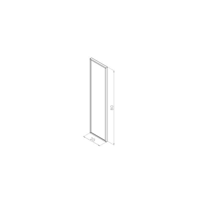Front szuflady 20x80 FORNIR