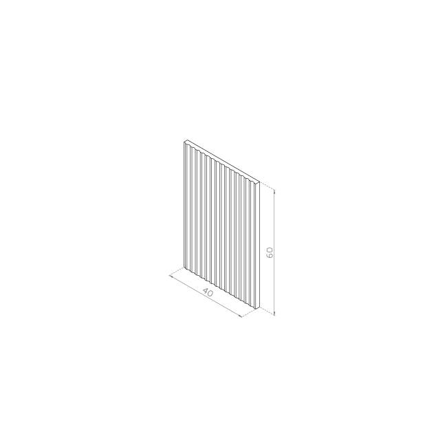 Front szuflady 40x60 MDF