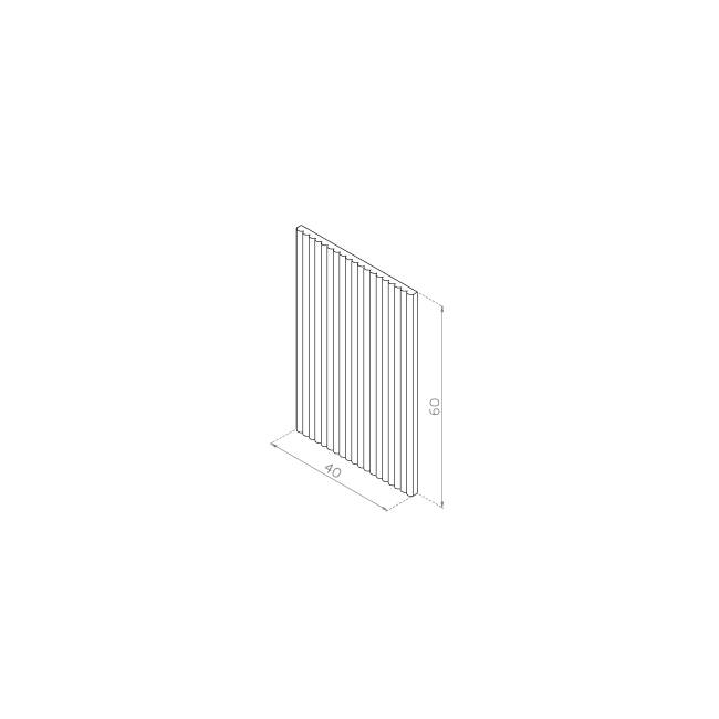 Front drzwiczek  40x60 MDF