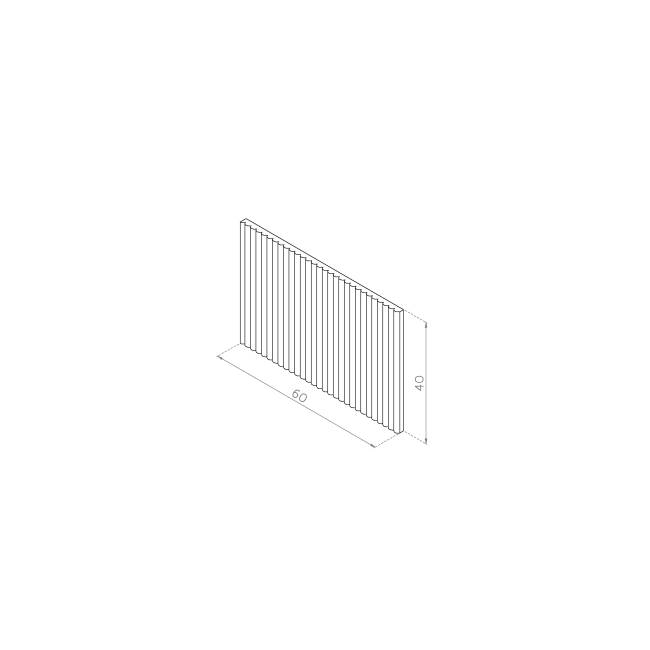 Front drzwiczek  60x40 MDF