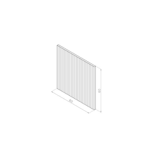 Front drzwiczek  60x60 MDF