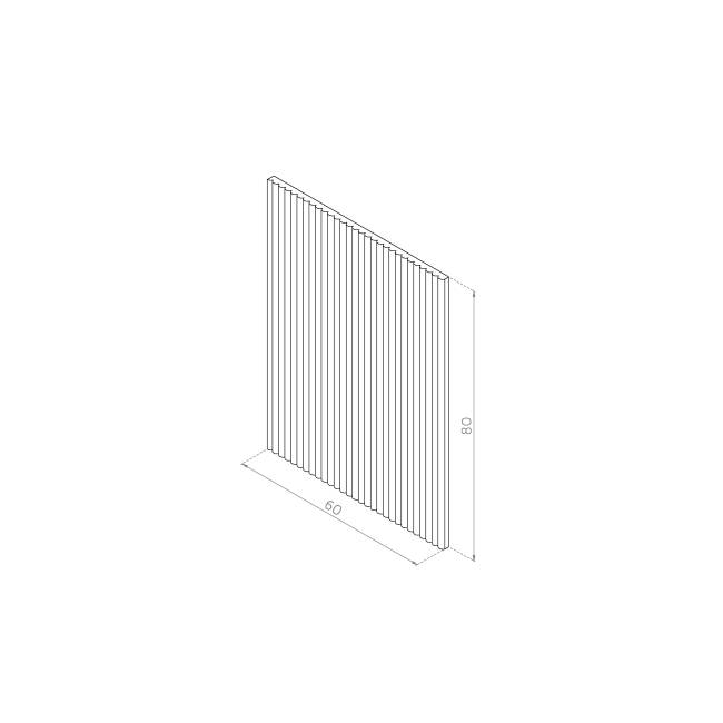 Front zmywarki 60x80 MDF